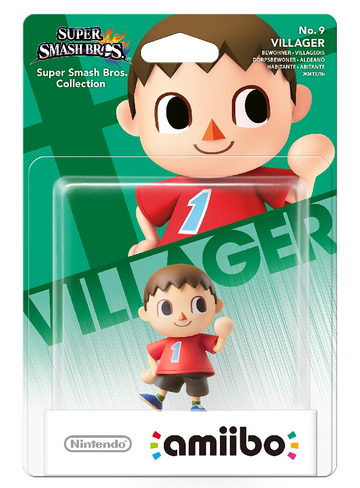 Figurina AMIIBO VILLAGER NO. 9 (SUPER SMASH)
