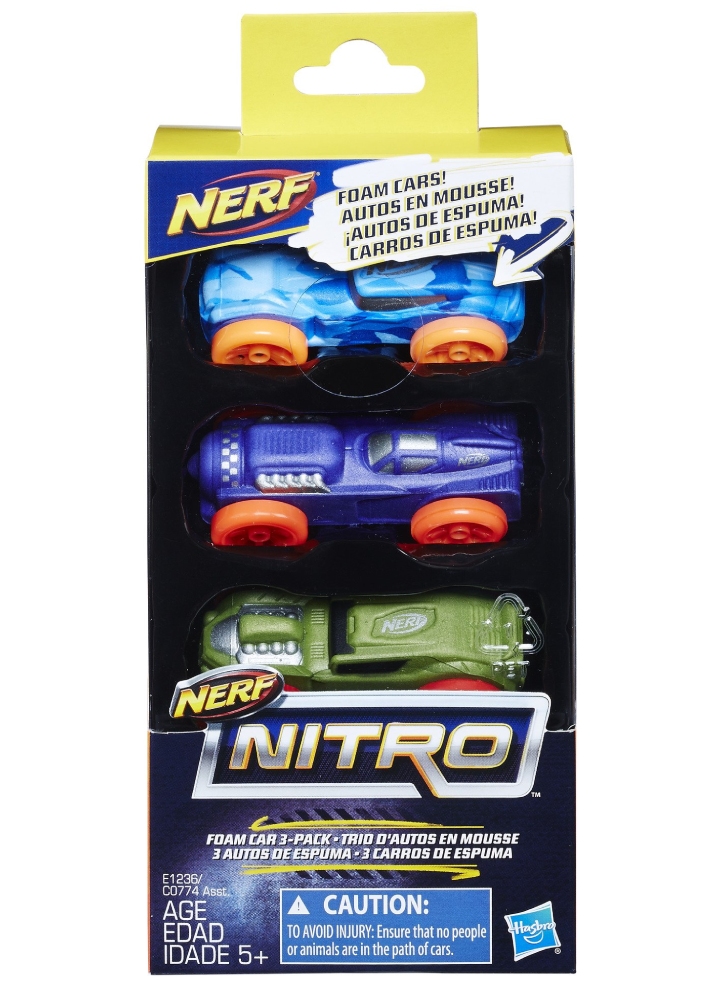 Set 3 Masinute Nerf Nitro Foam