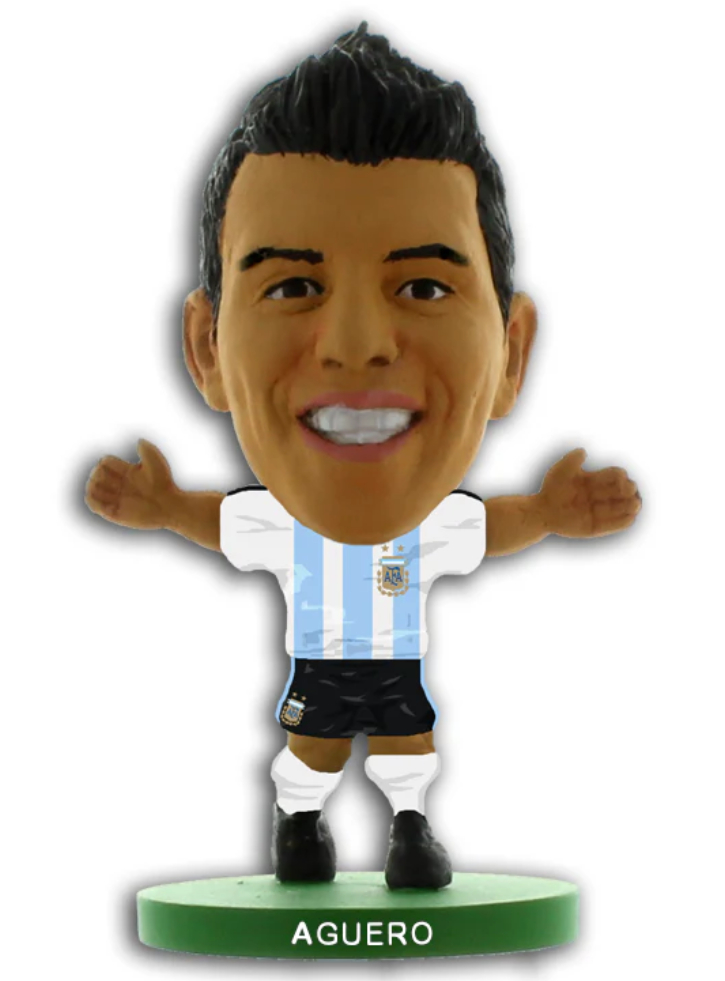 Soccerstarz - Man City Sergio Aguero - Home Kit (201