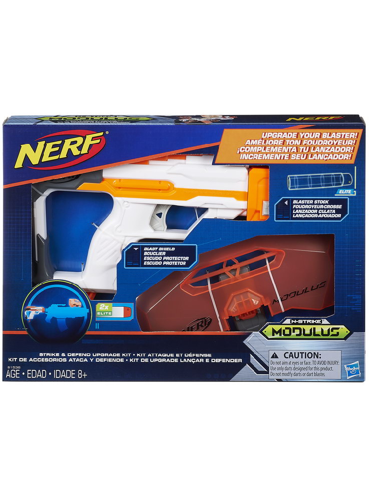Set Arma Nerf Elite Modulus Strike & Defend Upgrade