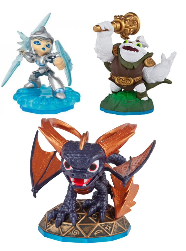 Figurine Skylanders Swapforce Pack:  Zoo Lou, Spyro, Chill