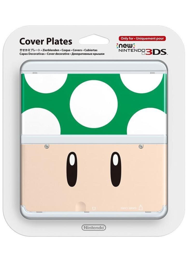 Carcasa Cover Plate Green Toad – Nintendo 3DS