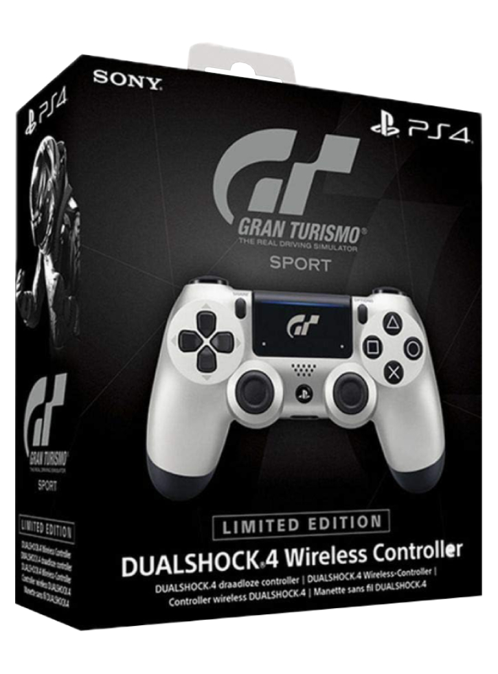 Sony Dualshock Silver-black Controller: Gran Turismo - PS4