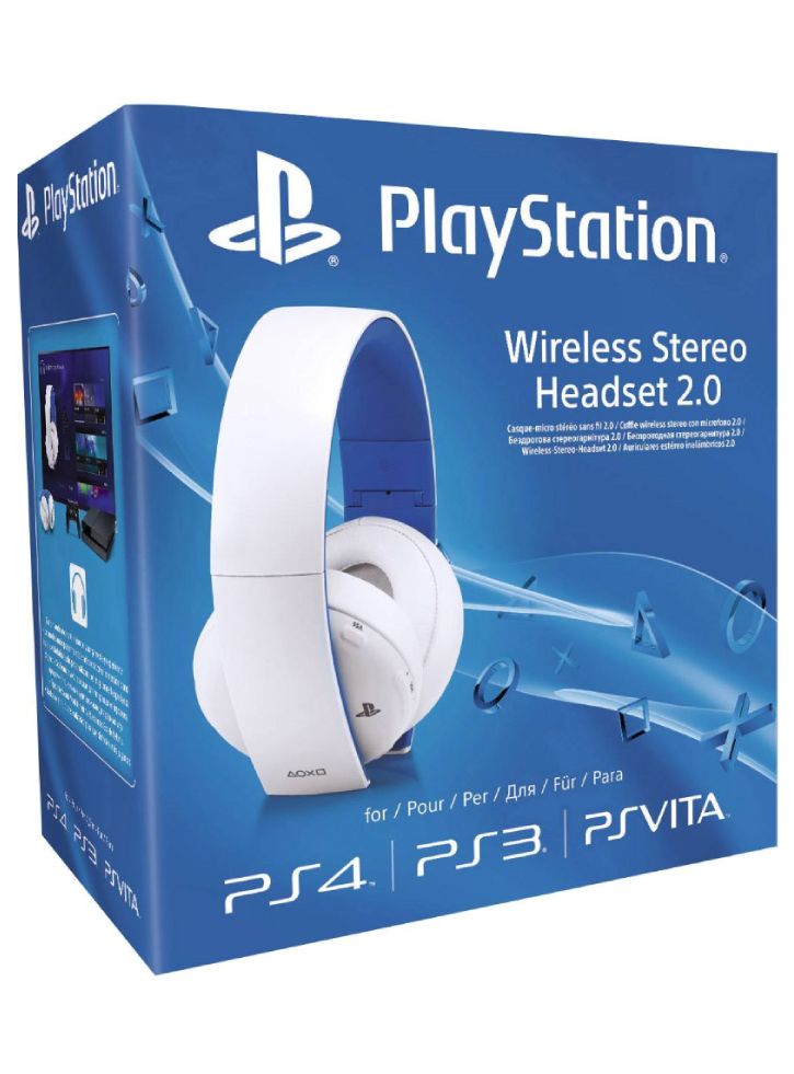 SONY - Wireless Stereo Headset 2.0 (White) /PS4