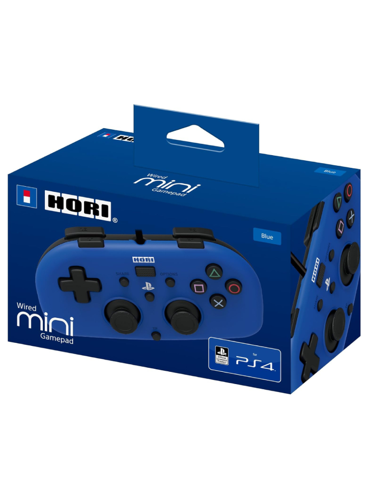 HORI Wired MINI Gamepad (Blue) /PS4