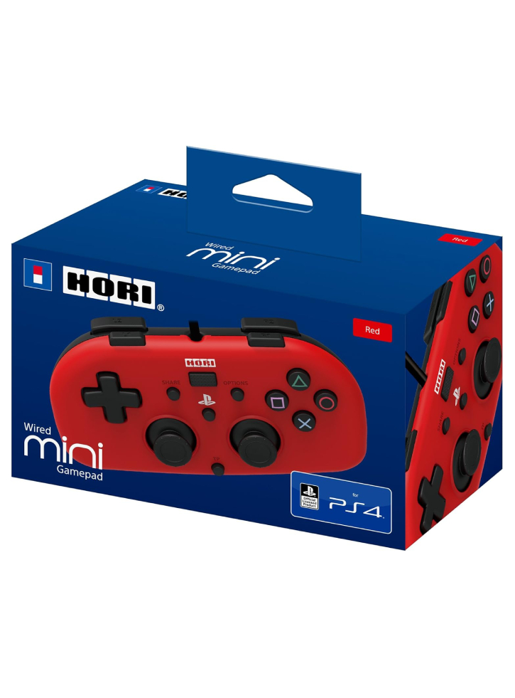 HORI Wired MINI Gamepad (Red) /PS4
