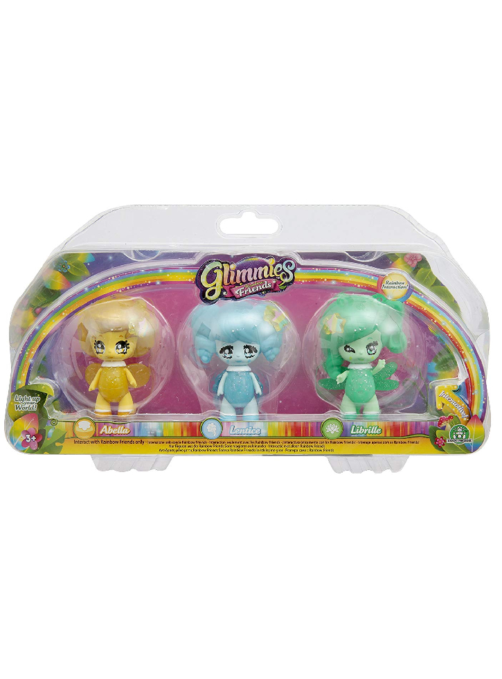 Set Glimmies Rainbow Friends Abella, Lentice & Librille