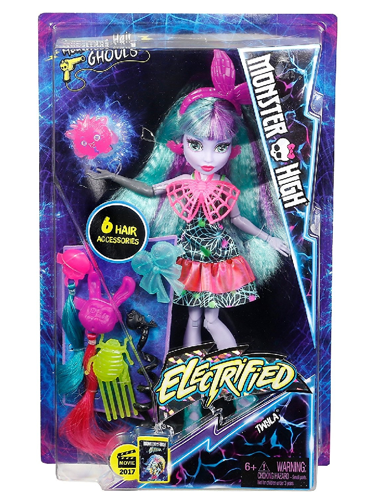 Papusa Monster High Electric Hair Raising Deluxe Twyla