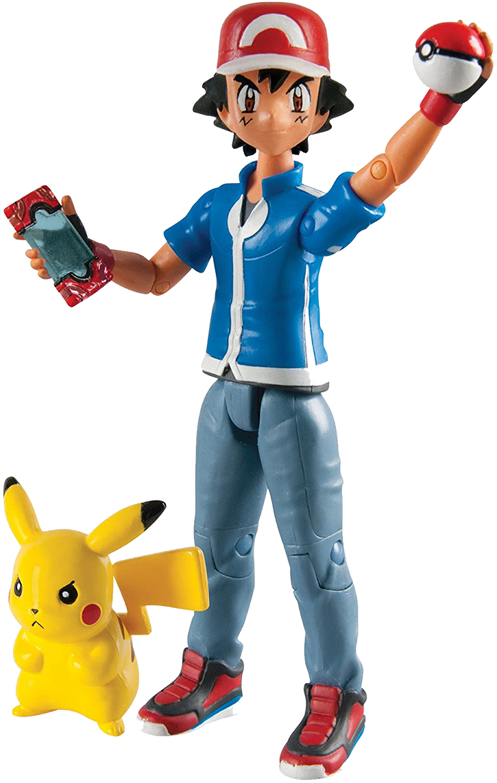 Set figurine Pokemon - Action Figure Ash + Pikachu