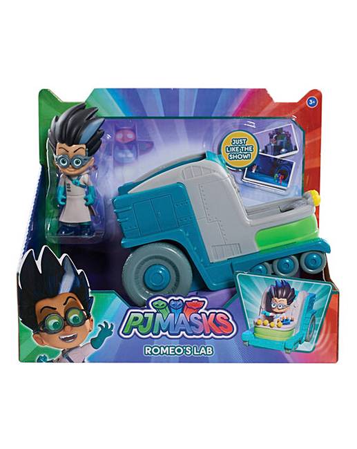 Set PJ Masks - Romeo's Lab vehicle and figure