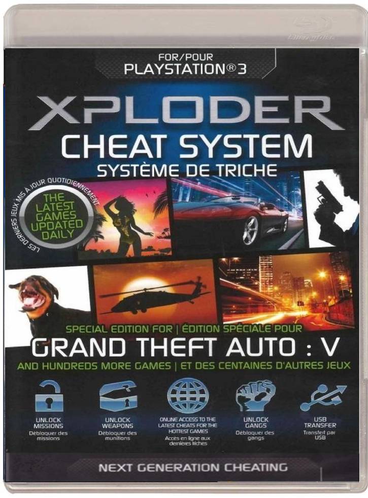 Xploder Cheat System: GTA V Special Edition /PS3