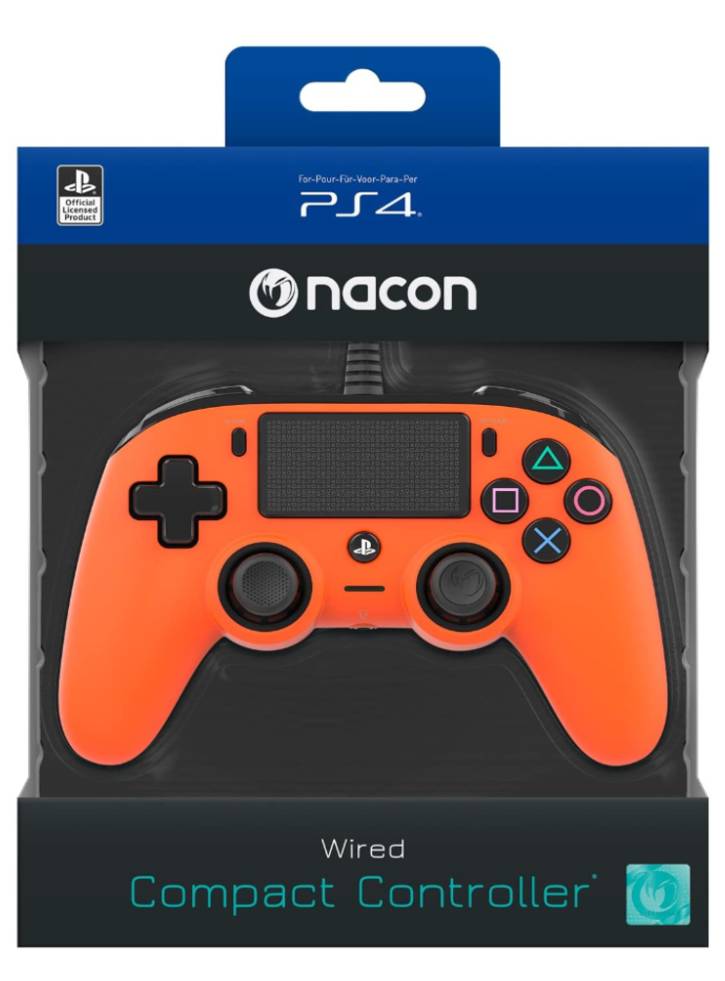 Nacon Wired Compact Controller [Orange] /PS4