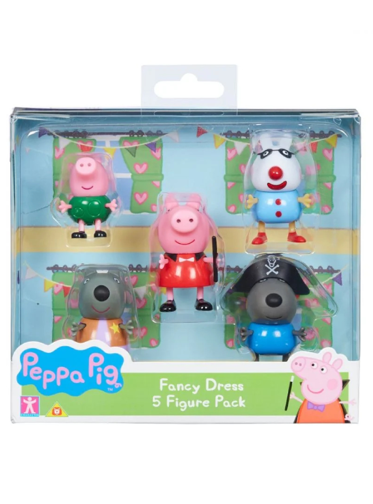 Set Peppa Pig Fancy Dress 5 Pack