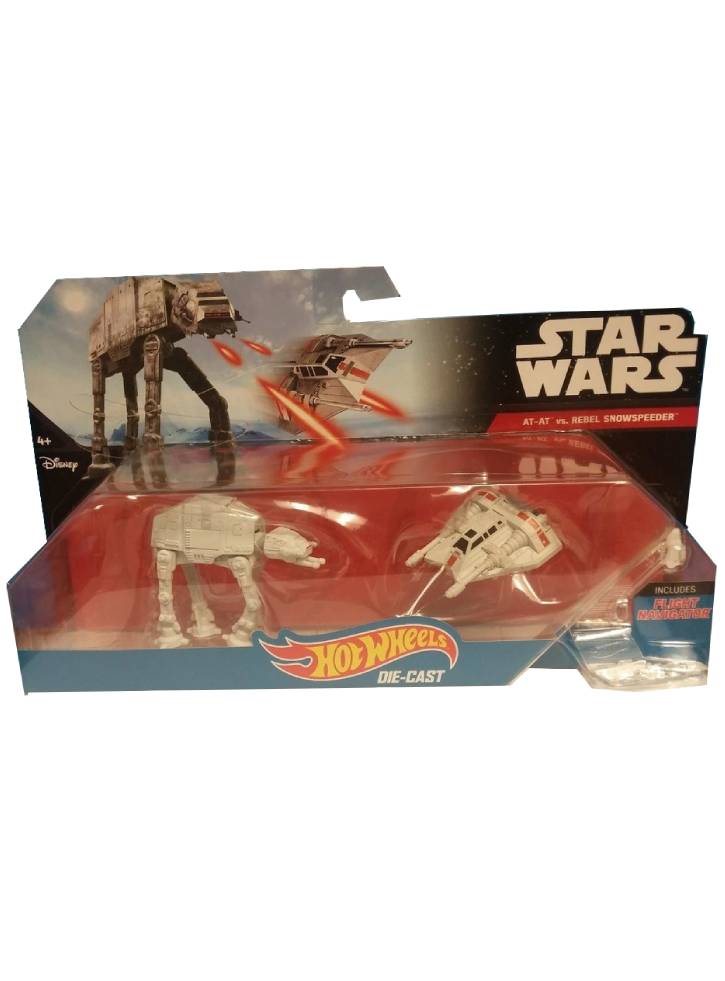 Hot Wheels - Star Wars Starship 2 pack AT-AT Snowspeeder