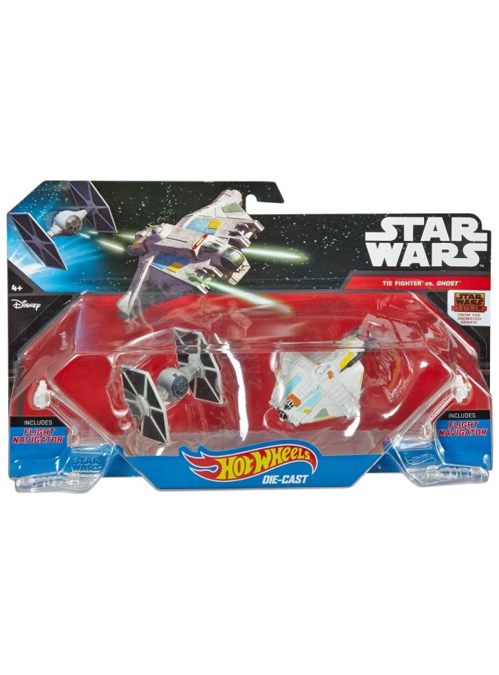 Hot Wheels - Star Wars Starship 2 pack TIE Fighter X