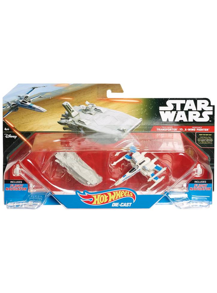 Hot Wheels Star Wars Starship 2 pack Transporter X-Wing (CKJ81)