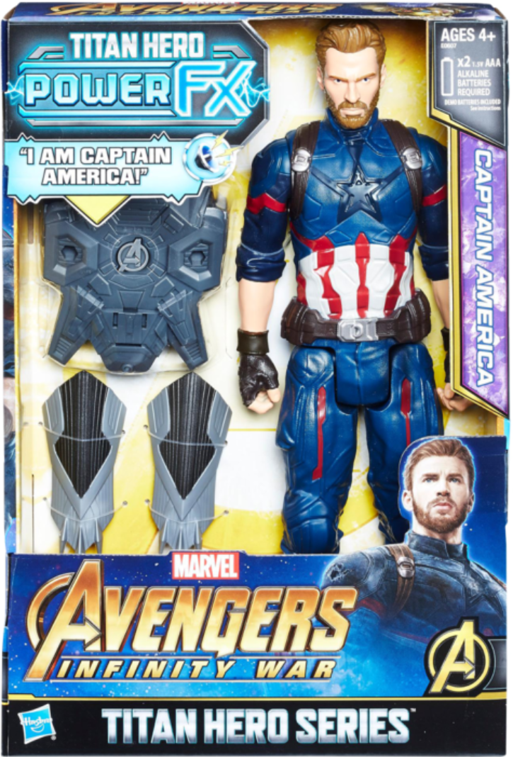 Figurina Avengers - Titan Hero Power Pack Captain America 30.5 cm