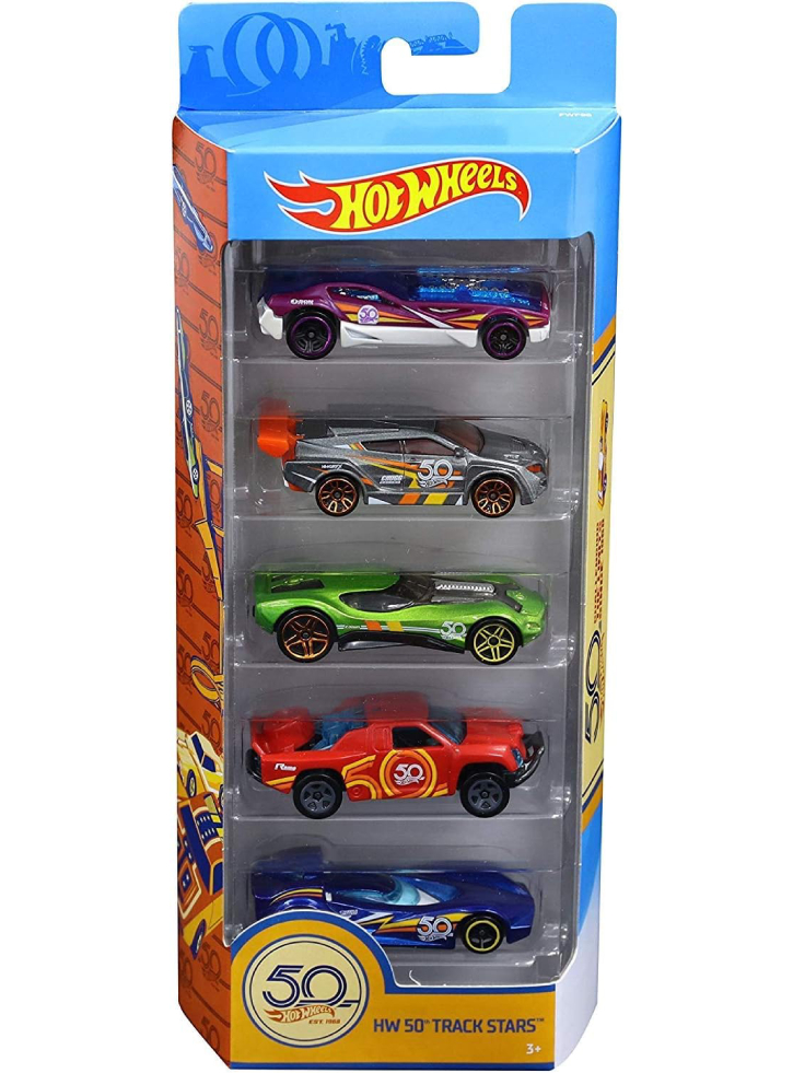 Hot Wheels - 50th Anniversary 5 Car Gift Pack FWF98