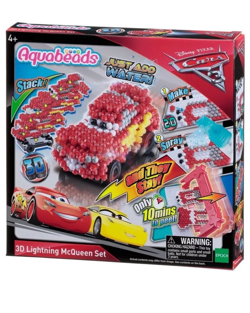 Set Aquabeads Cars 3 3D Lightning McQueen
