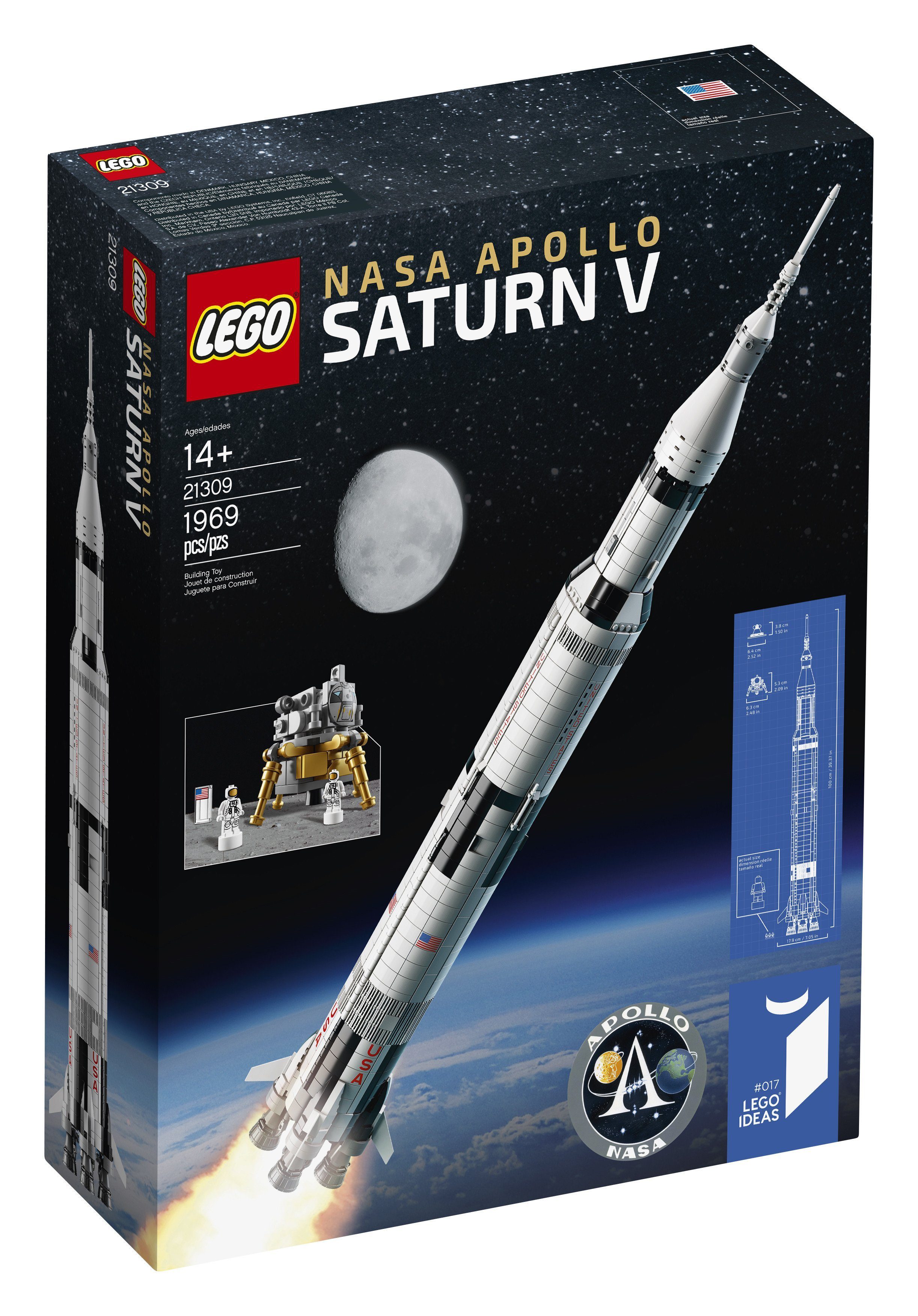 LEGO Ideas 21309 NASA Apollo Saturn V