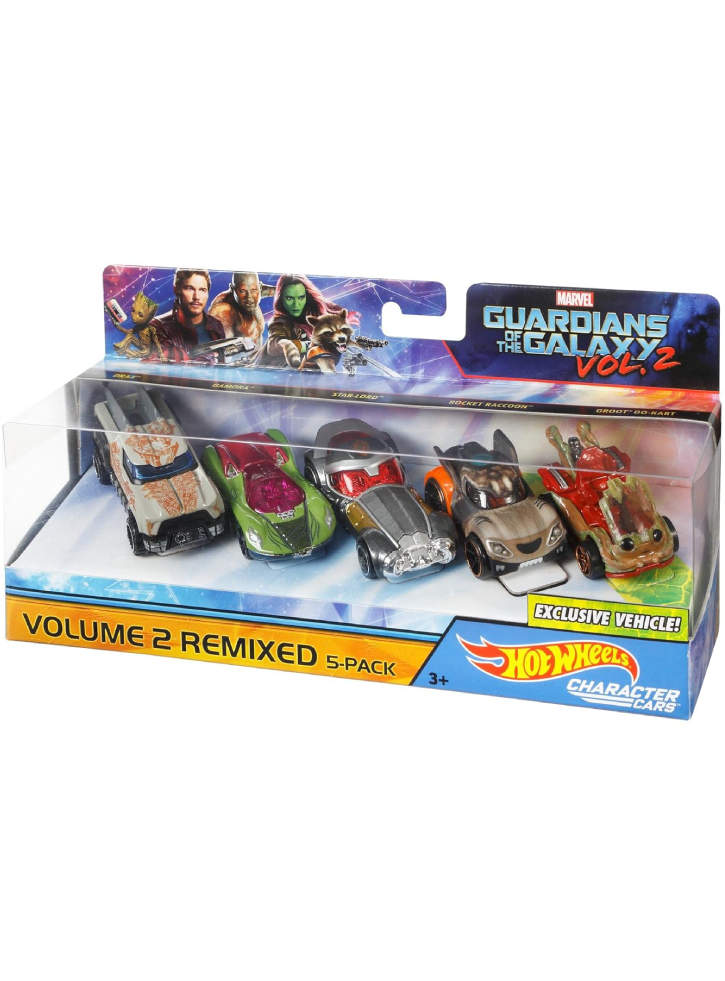 HOT WHEELS GUARDIANS OF THE GALAXY 5-CAR PACK