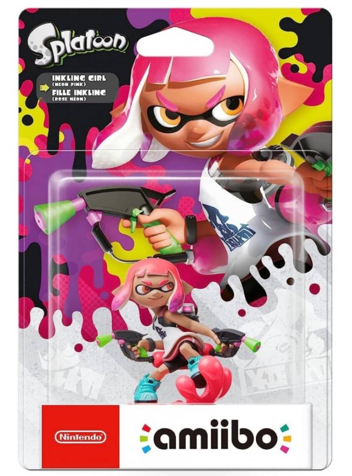 Figurina AMIIBO PINK GIRL (SPLATOON)