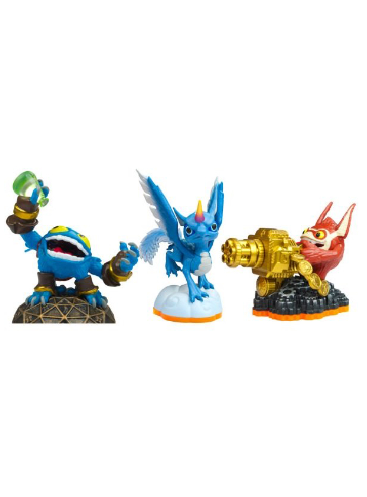 Figurine Skylanders Giants Pack Pop Fizz, Trigger Happy, Whirlwind