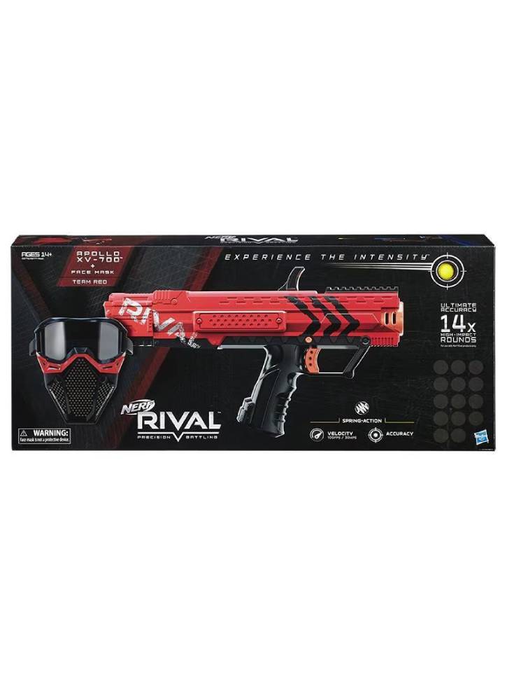 Set NERF - Rival Apollo XV-700 and Face Mask Red
