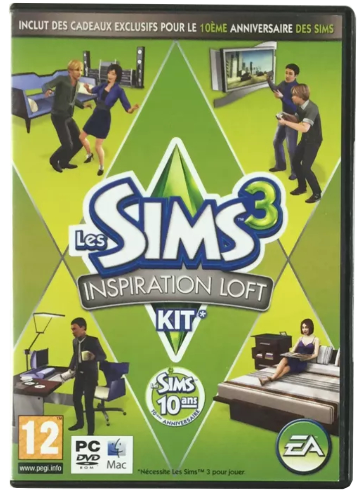 Sims 3: Inspiration Loft Kit /PC