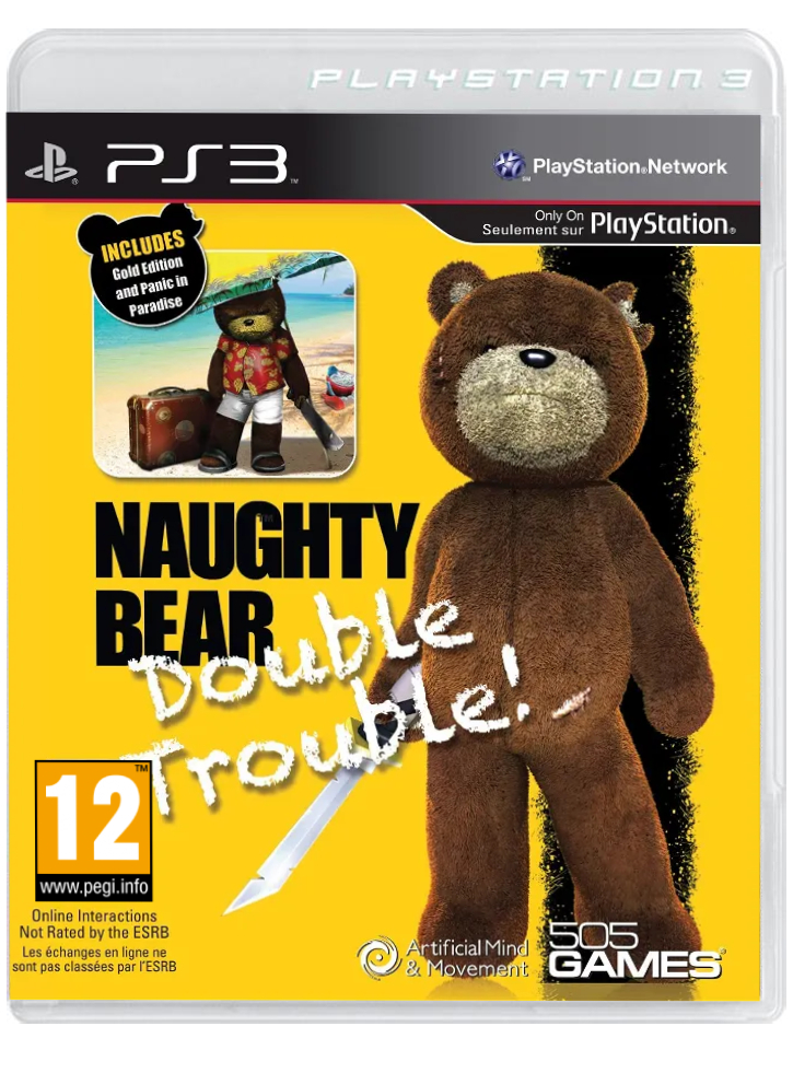 Naughty Bear Gold - Double Trouble (#) /PS3
