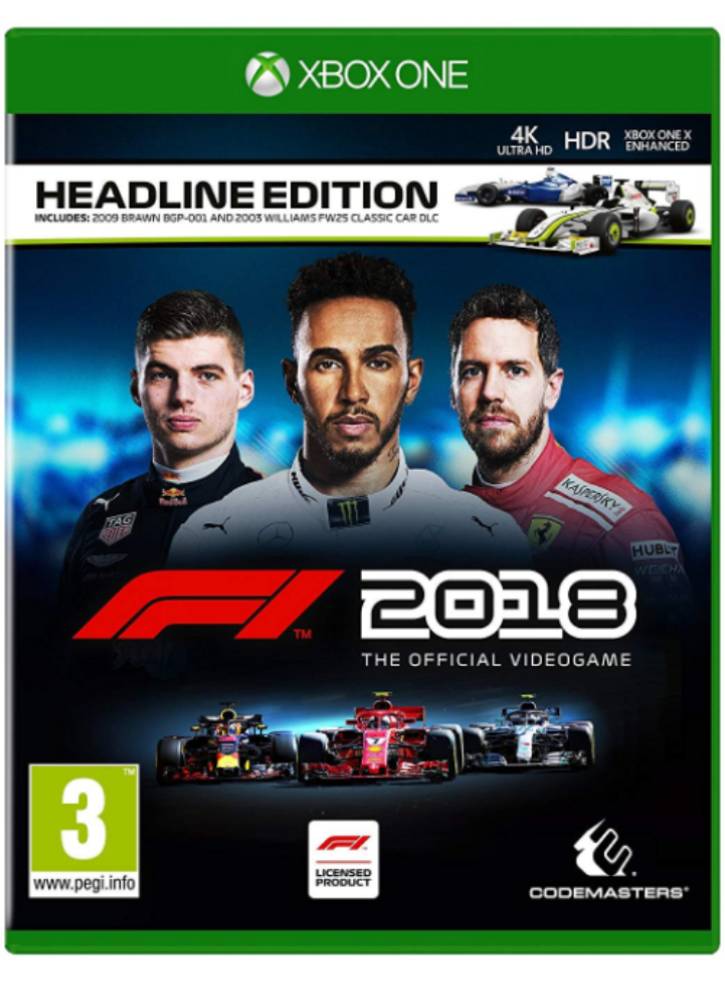 XBOX1 F1 2018 - Headline Edition (EU)