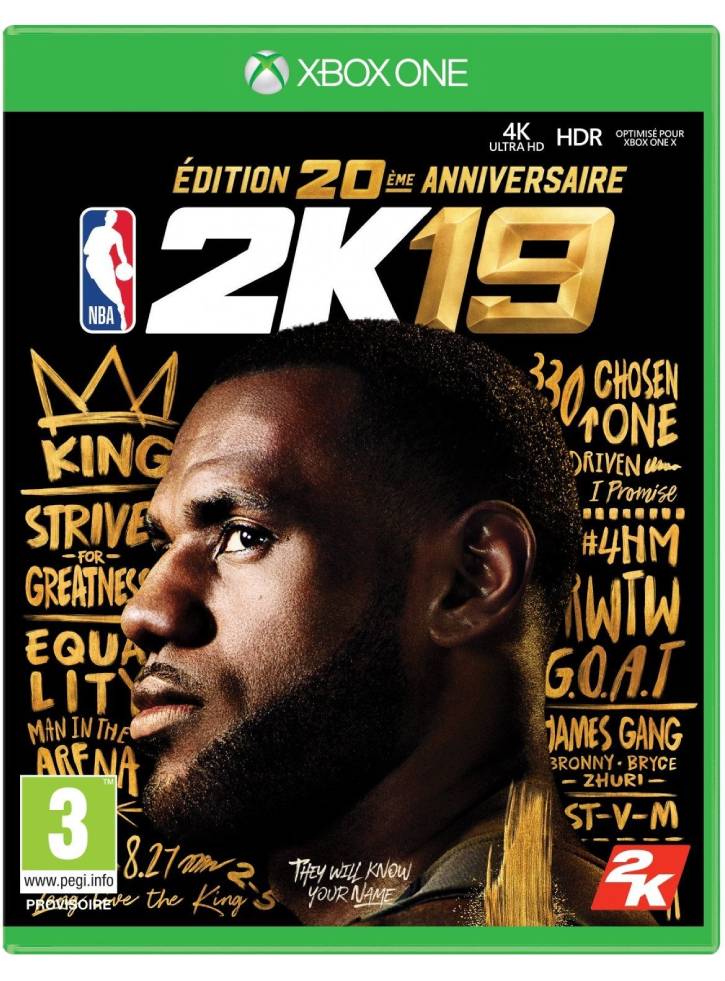 XBOX1 NBA 2K19 - 20th Anniversary Edition (EU)