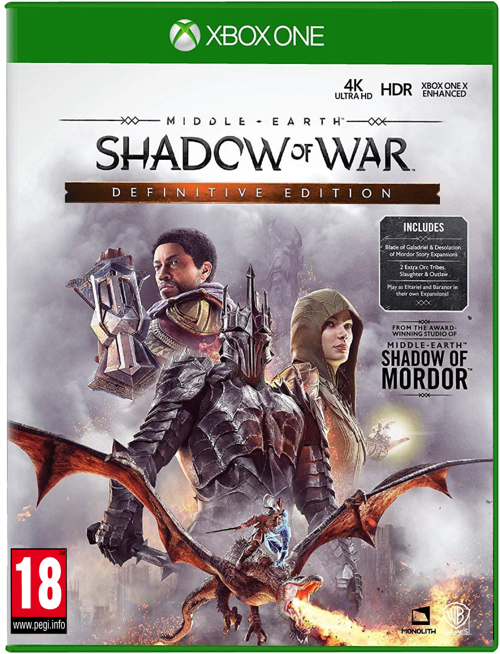 MIDDLE EARTH SHADOW OF WAR DEFINITIVE EDITION - XBOX ONE
