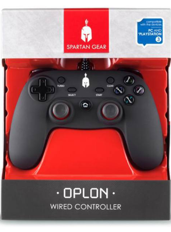 Spartan Controller cu fir Oplon pentru PC&PS3 (Negru)(EU)
