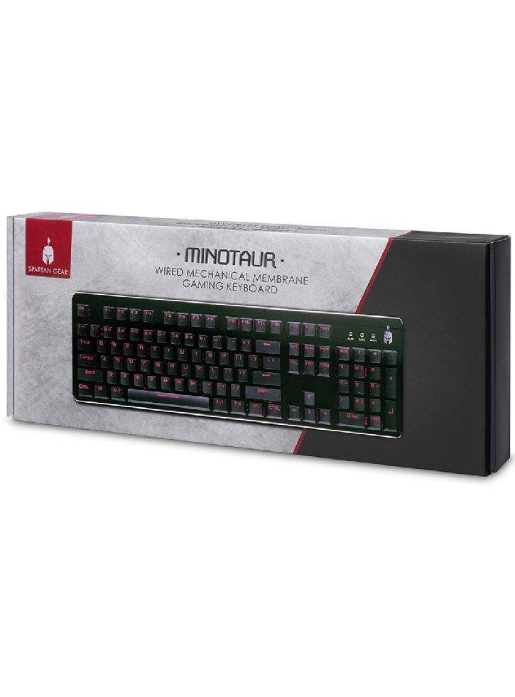 Spartan Gear Tastatură Minotaur cu membrană mecanică cu fir (EU)