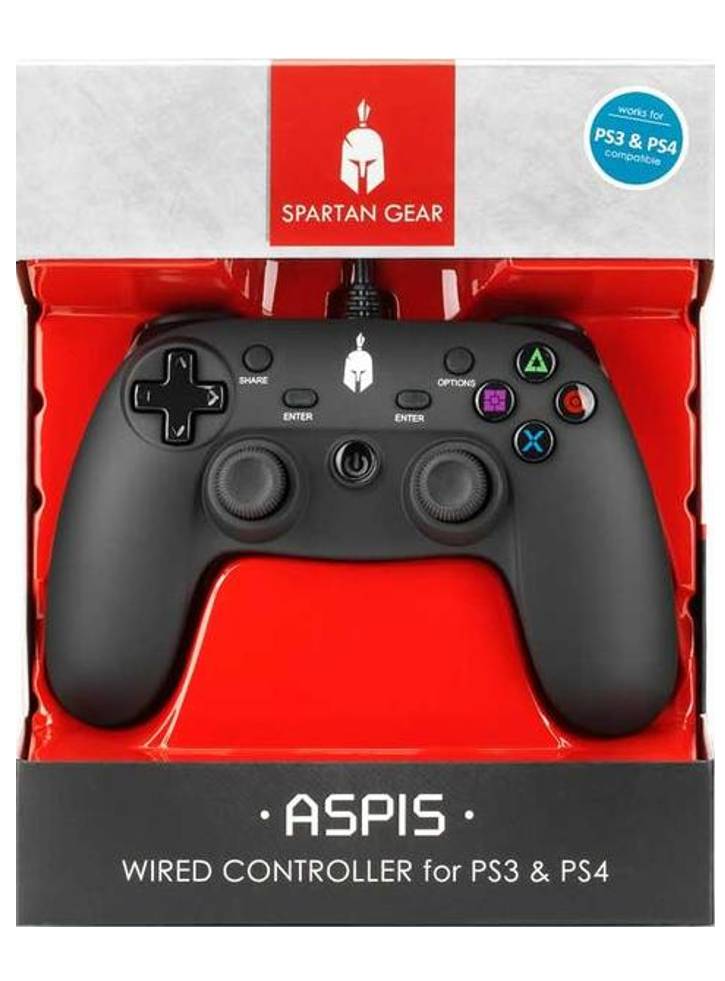 Spartan Gear Controller Aspis cu fir pentru PS3&PS4
