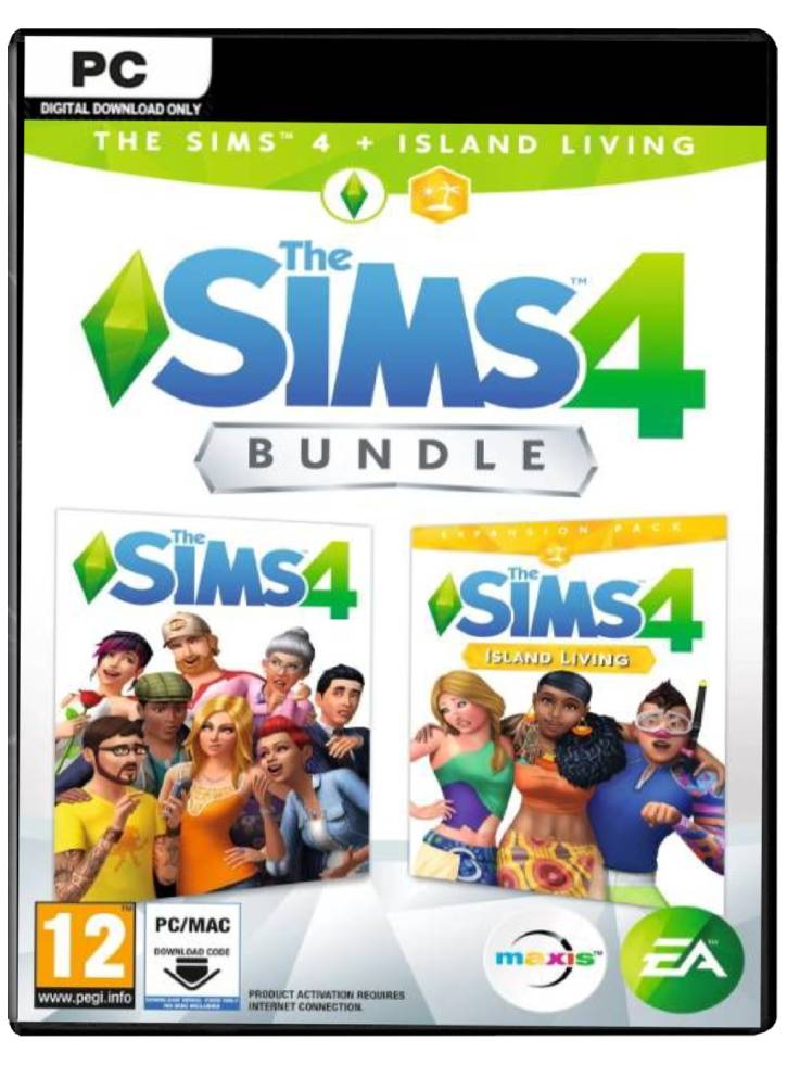 PC The Sims 4 + Island Living Bundle (EU)