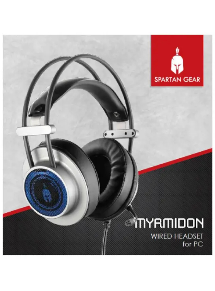 Spartan Gear Casti Myrmidon cu fir pentru PC (EU)