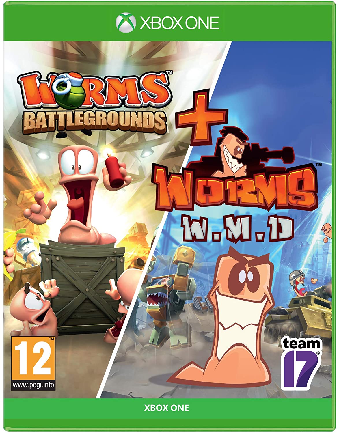 Worms Battlegrounds + Worms WMD - Double Pack (EU) Xbox One