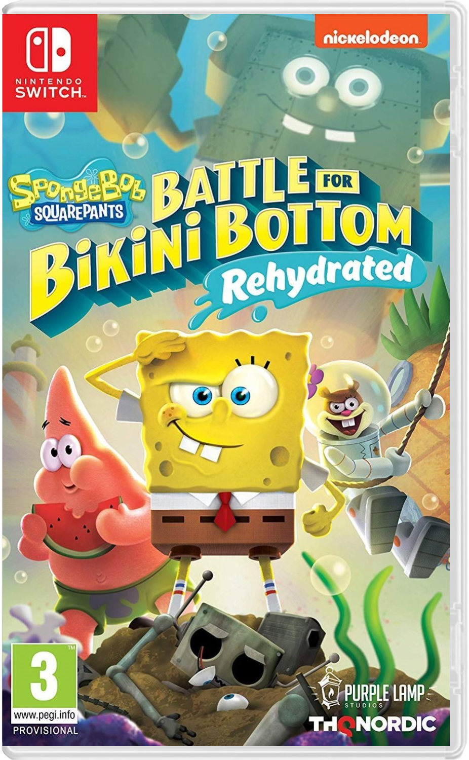 NSW Spongebob SquarePants: Battle for Bikini Bottom - Rehydrated