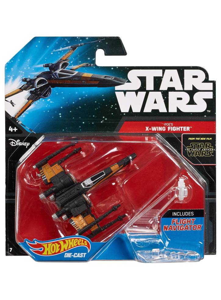 Hot Wheels: Star Wars The Force Awakens Poe's X-Wing Fighter