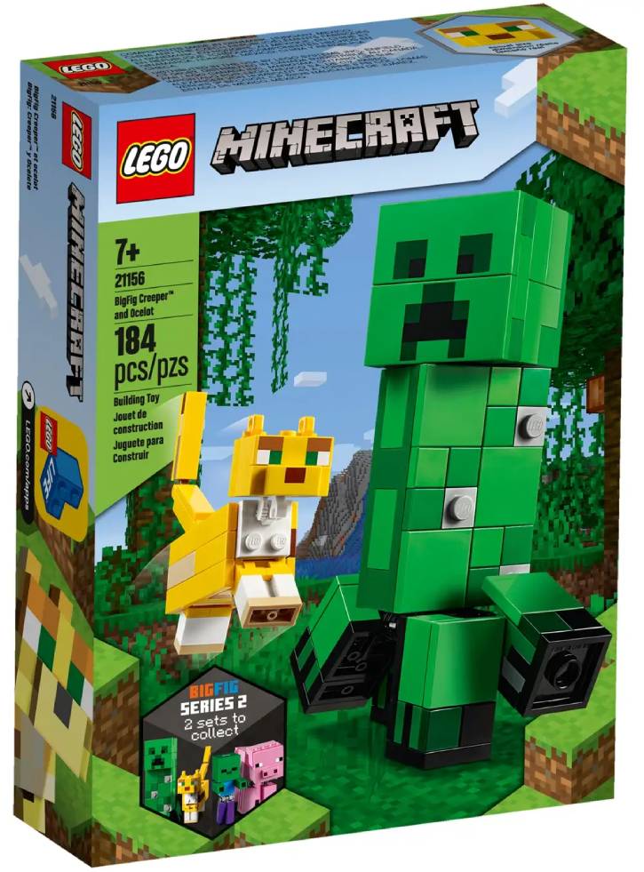 LEGO Minecraft: BigFig Creeper and Ocelot (21156)