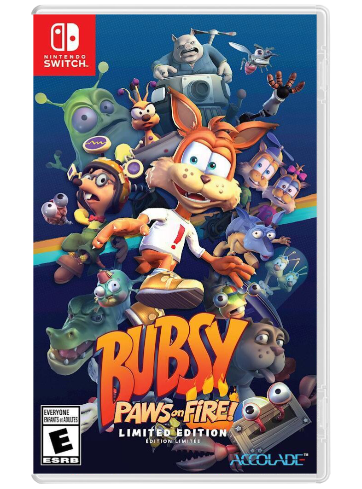 Bubsy: Paws on Fire! Limited Edition (Import) (NINTENDO SWITCH)