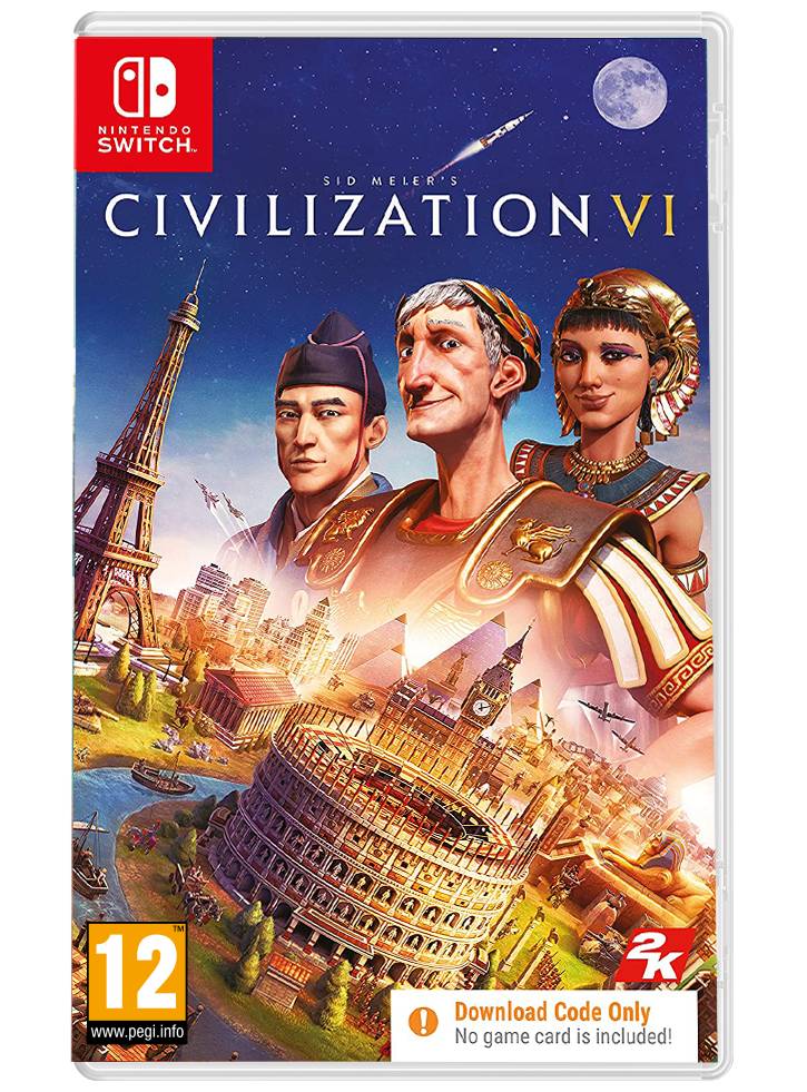 Sid Meiers Civilization VI (Code in Box) - NSW