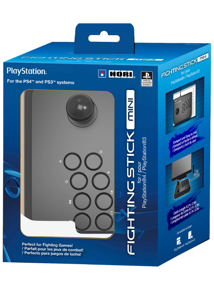 HORI - Fighting Stick Mini Black for PS4 & PS3