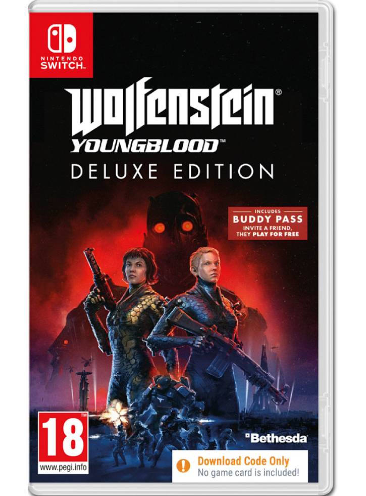 Wolfenstein: Youngblood: Deluxe Edition (Code-in-a-box) - NINTENDO SWITCH