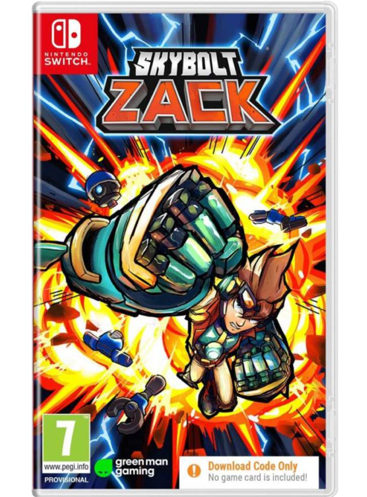 Skybolt Zack (Code in a box) - Nintendo Switch