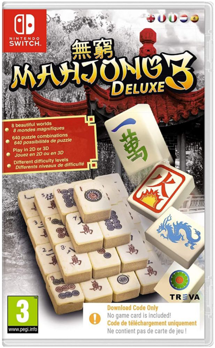 Mahjong Deluxe 3 (Code in a Box) - NSW