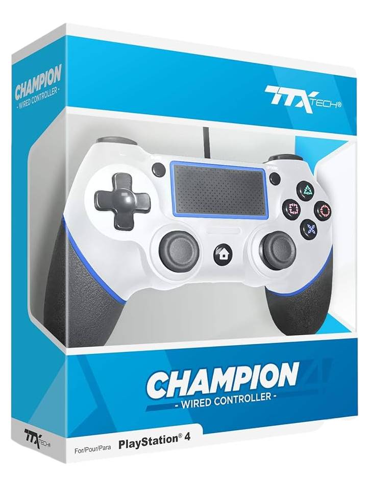 TTX Playstation 4 Champion Wired Controller White (PLAYSTATION 4)