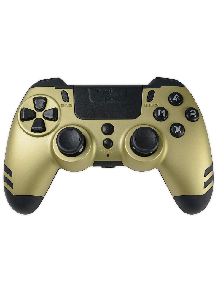 Controller SteelPlay Wireless MetalTech Auriu - PS4